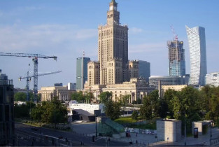 Slika pregleda web-kamere Warsaw - the Palace of Culture and Science